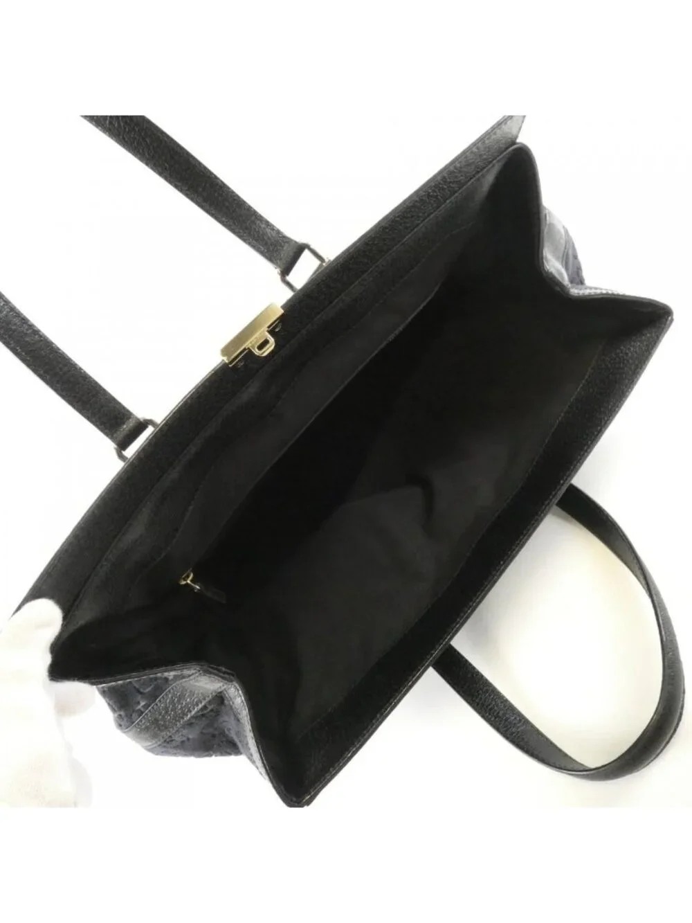 ★SOLD★ Gucci Boston Bag Travel Bags Black - Picture 9 of 9